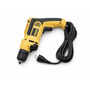 DEWALT DWD112 3/8" Corded Drill VSR 8.0 Amp 0-2500 RPM Keyless Chuck EUC